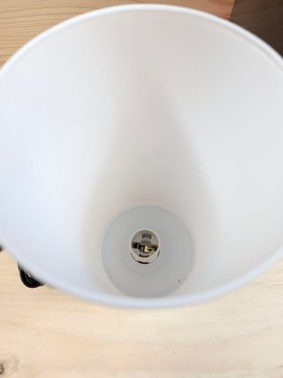 B.K.Licht - Lámpara de Mesa Táctil 40 W E14 Blanca