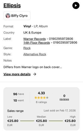 Biffy Clyro - Ellipsis (Vinilo)