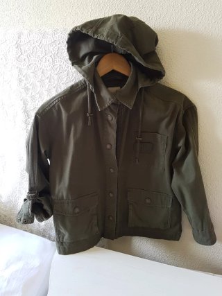 Chaqueta verde militar Belle & Boo XXS