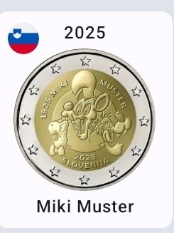 Moneda 2 Euros Conmemorativa 2025 Eslovenia