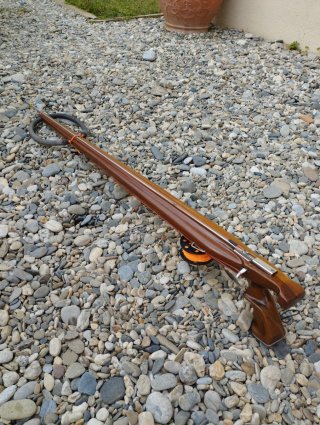 Fuste fusil pesca submarina 95cm Iroko