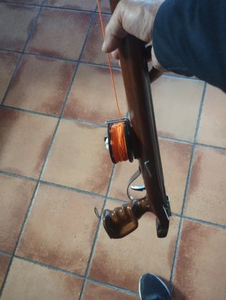 Fuste fusil pesca submarina 95cm Iroko