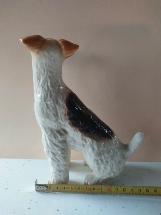 Scultura ceramica TERRIER Kingston Pottery