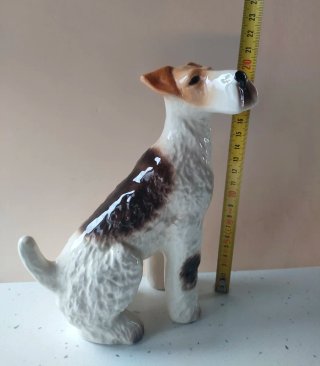 Scultura ceramica TERRIER Kingston Pottery