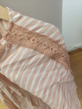 Vestido rayas Ibiza bordado