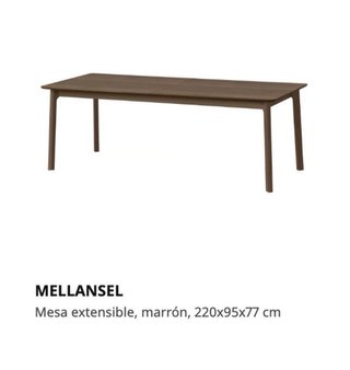 Mesa Comedor IKEA MELLANSES + 4 Sillas SKLUM