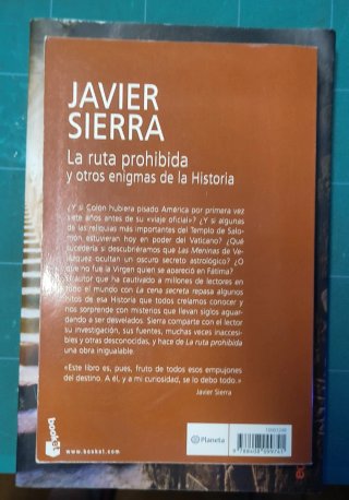 Libro "La ruta prohibida" de Nacho Ares + regalo