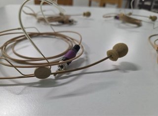 Micrófono Diadema Sennheiser HSP 4 Beige