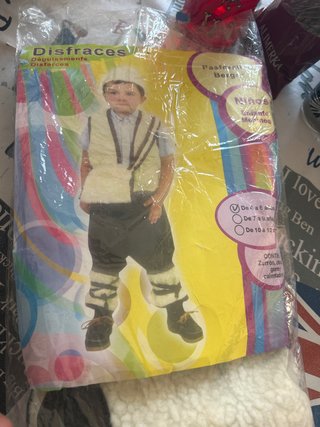 Disfraz pastorcillo talla 4-6 años