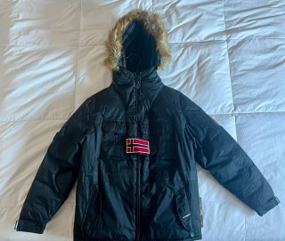 Chaqueta Geographical Norway Negra Talla 14Y
