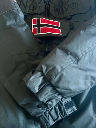 Chaqueta Geographical Norway Negra Talla 14Y
