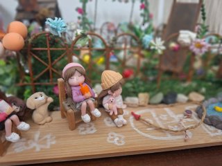 Casa de muñecas con patio