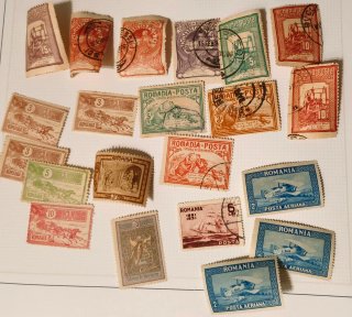 Lote de sellos de Rumanía