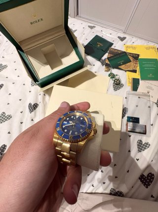 Rolex Submariner Azul/Dorado Nuevo