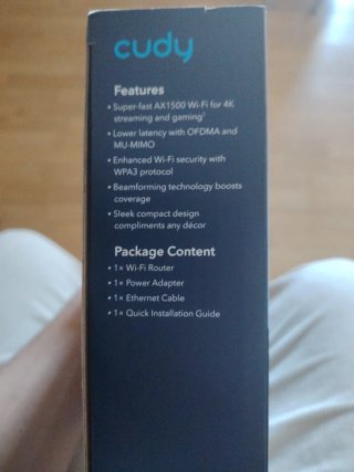 Router Cudy WR1500 Wi-Fi 6