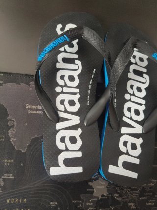 Chanclas Havaianas Talla 39 Negro/Azul