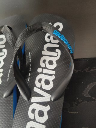 Chanclas Havaianas Talla 39 Negro/Azul