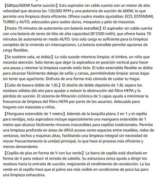Aspiradora C10 EVO sin Cable