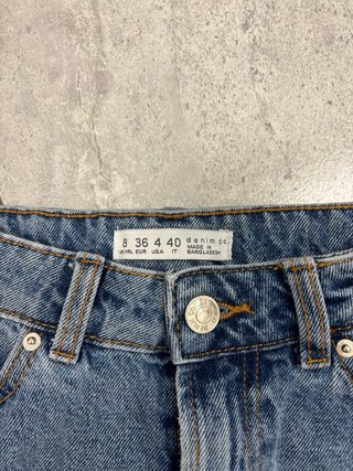 Falda vaquera azul Talla S