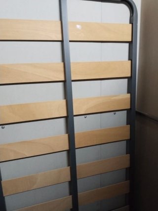 Base Cama 90 Metal y Madera