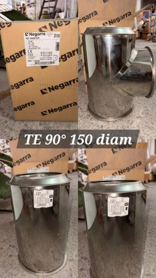 T de 90° - 150 mm