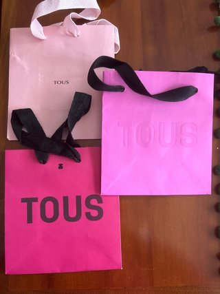 Lote 3 Bolsas Tous Rosa
