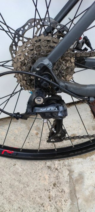 Bicicleta Triban RC 500 Negra