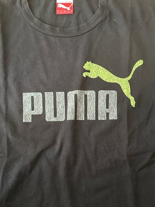 Camiseta Puma Hombre Negra