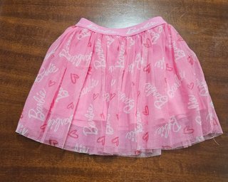 Gonna Barbie rosa con cuori