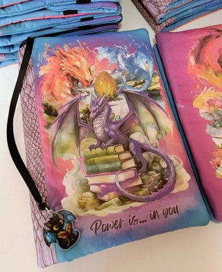Funda Literaria Ajustable- Dragones