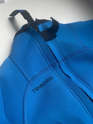 Traje neopreno niño Tribord azul y negro