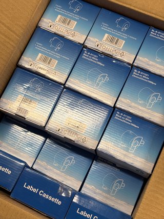 39 rollos etiquetas compatibles DK-11221 nuevos