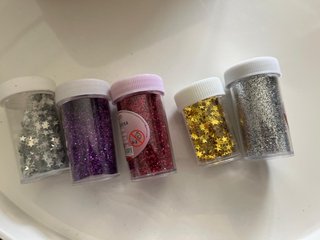 Pack 5 Botes Purpurina Variada