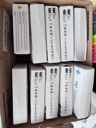 10 confezioni auricolari wireless usati