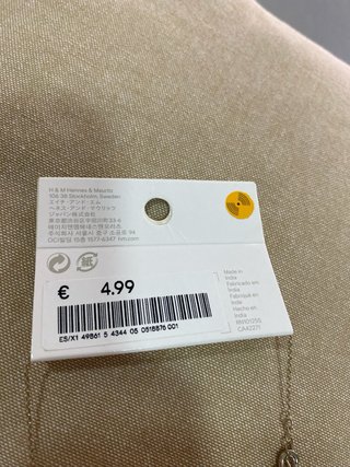 Collar H&M Piña Dorado