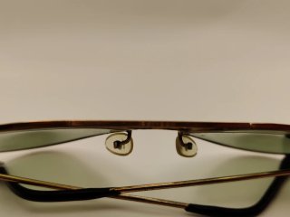Gafas de sol estilo Aviator Vintage Doradas