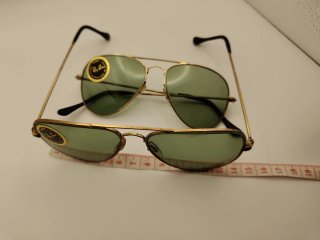 Gafas de sol estilo Aviator Vintage Doradas