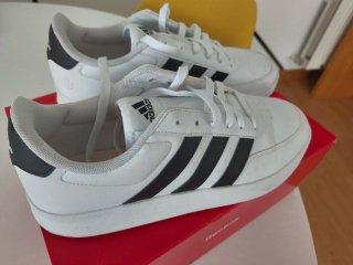 Zapatilla Adidas Breaknet 2.0 Blanca y Negra
