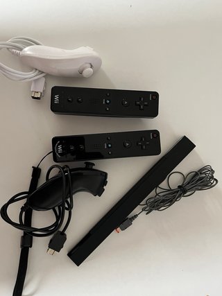 Nintendo Wii Mario Kart Pack Negro