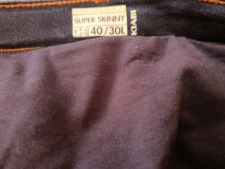 Pantalones de maternidad azules