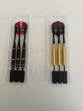 Dardos de punta de acero con peso 21 g y 22 g
