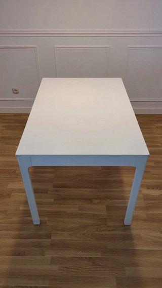 Mesa extensible IKEA blanca