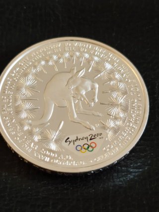🇦🇺 1 Oz Moneda de plata 999 Sydney 2000 Canguro