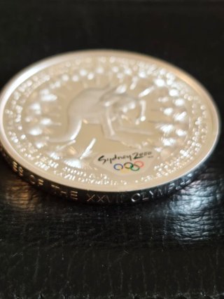 🇦🇺 1 Oz Moneda de plata 999 Sydney 2000 Canguro