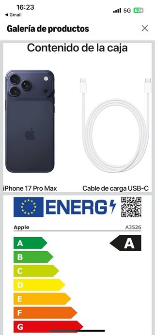 iPhone 17 Pro Max Azul Marino Nuevo sin abrir