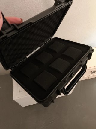 Valigetta porta orologi 6 posti