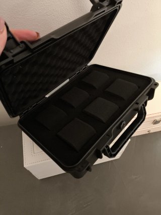 Valigetta porta orologi 6 posti