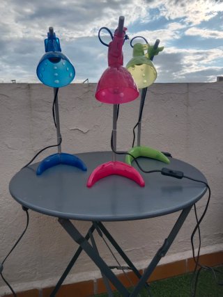 Lámparas de mesa coloridas (Set de 3)