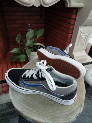 Sapatilhas Vans  Azul e Cinza