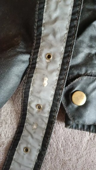 Chaqueta Belstaff Rallymaster 350Gold Negra